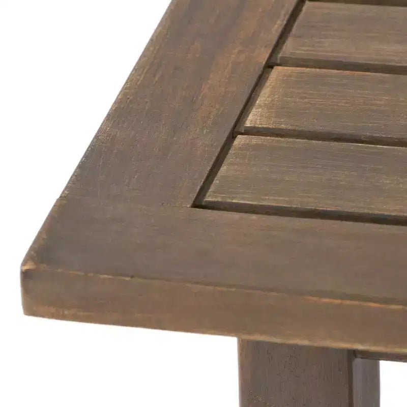 Christopher Knight Home Sunview Ensemble de conversation 3 pièces en bois d'acacia avec chaises à bascule inclinables pour l'extérieur