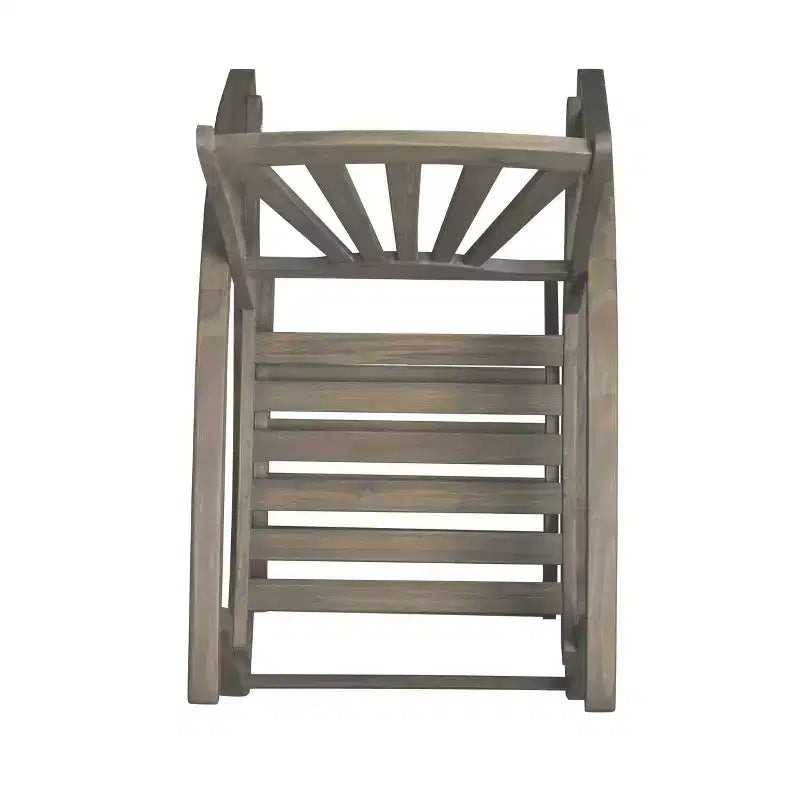 Christopher Knight Home Sunview Ensemble de conversation 3 pièces en bois d'acacia avec chaises à bascule inclinables pour l'extérieur