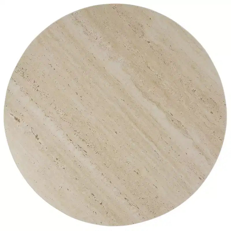 Table d'appoint haute en céramique - Beige