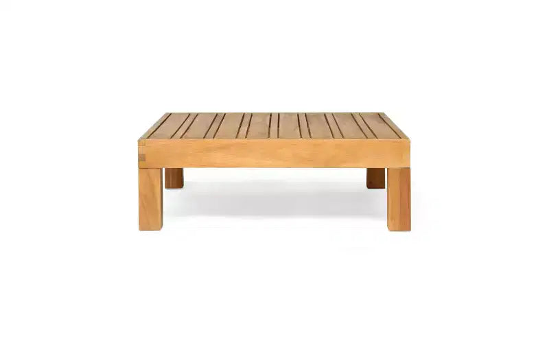 Christopher Knight Home George Ensemble sectionnel d'extérieur 5 pièces en bois d'acacia avec table basse et coussins