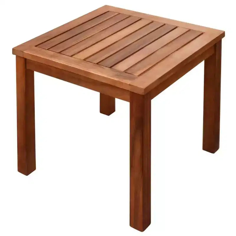vidaXL Salon de jardin 9 pcs Bois d'acacia Marron Pliable