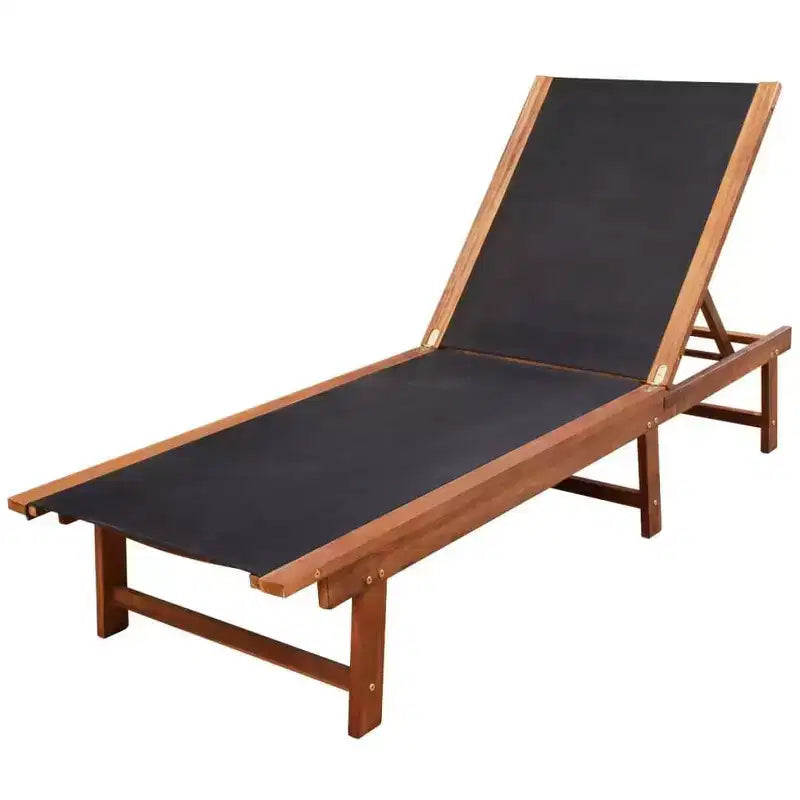 vidaXL Salon de jardin 9 pcs Bois d'acacia Marron Pliable