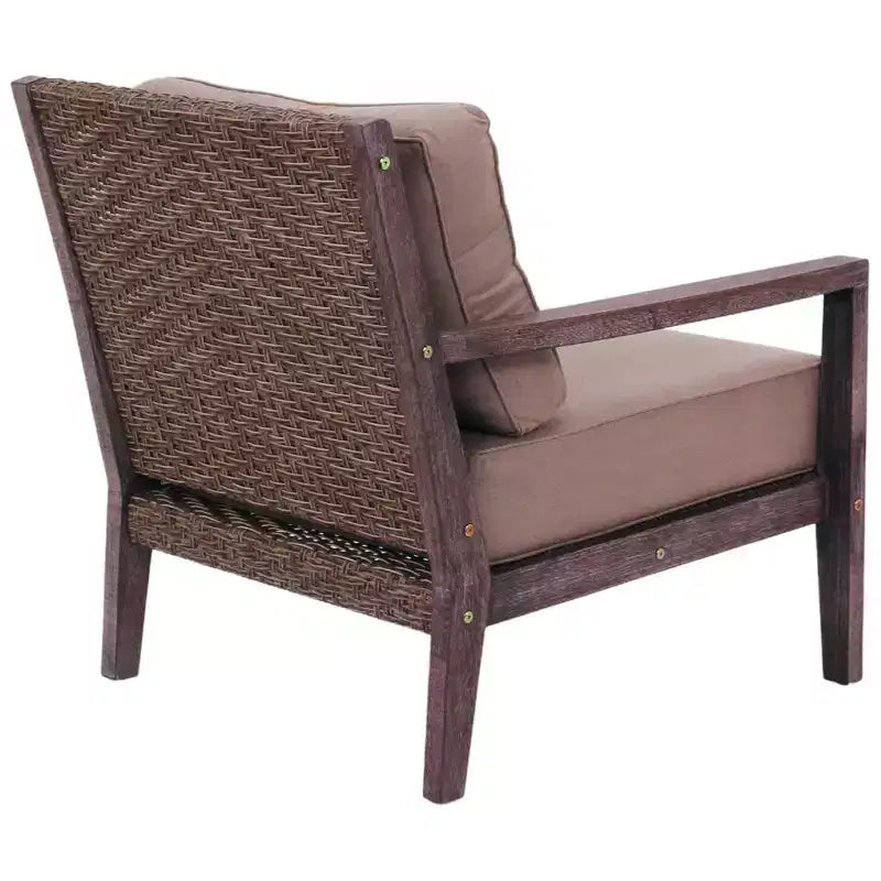 Courtyard Casual Bridgeport II Ensemble 3 pièces de fauteuils de club comprend : deux fauteuils de club et une table d'appoint