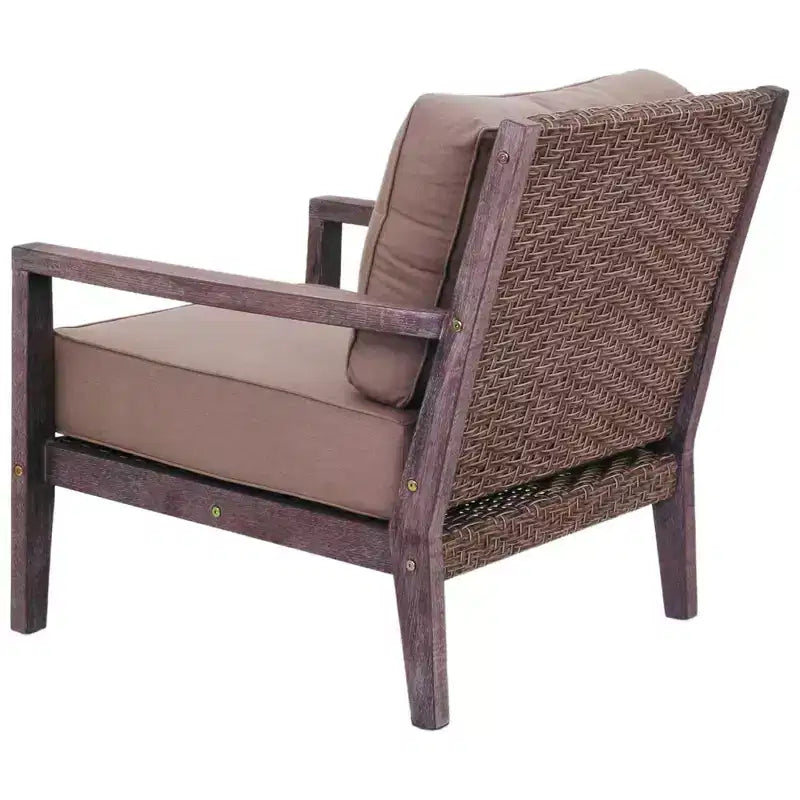 Courtyard Casual Bridgeport II Ensemble 3 pièces de fauteuils de club comprend : deux fauteuils de club et une table d'appoint