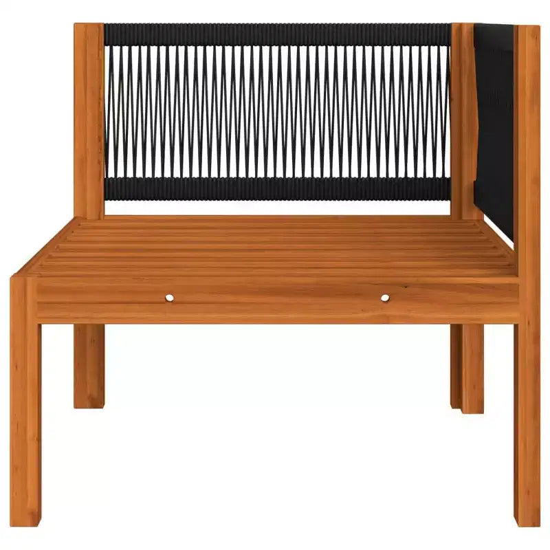 vidaXL Salon de jardin crème Bois d'acacia massif Grand salon de jardin