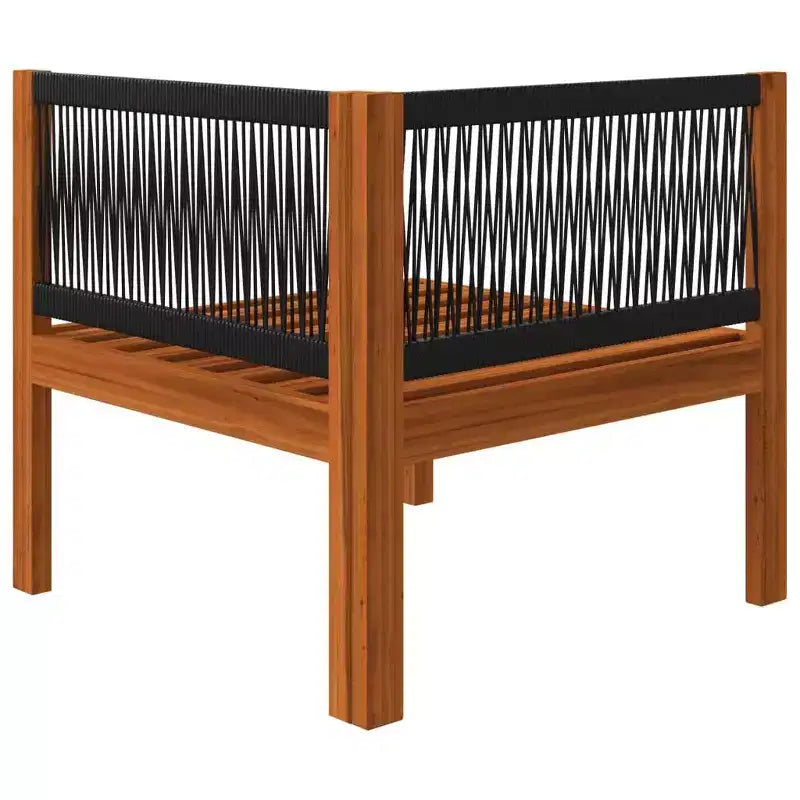 vidaXL Salon de jardin crème Bois d'acacia massif Grand salon de jardin