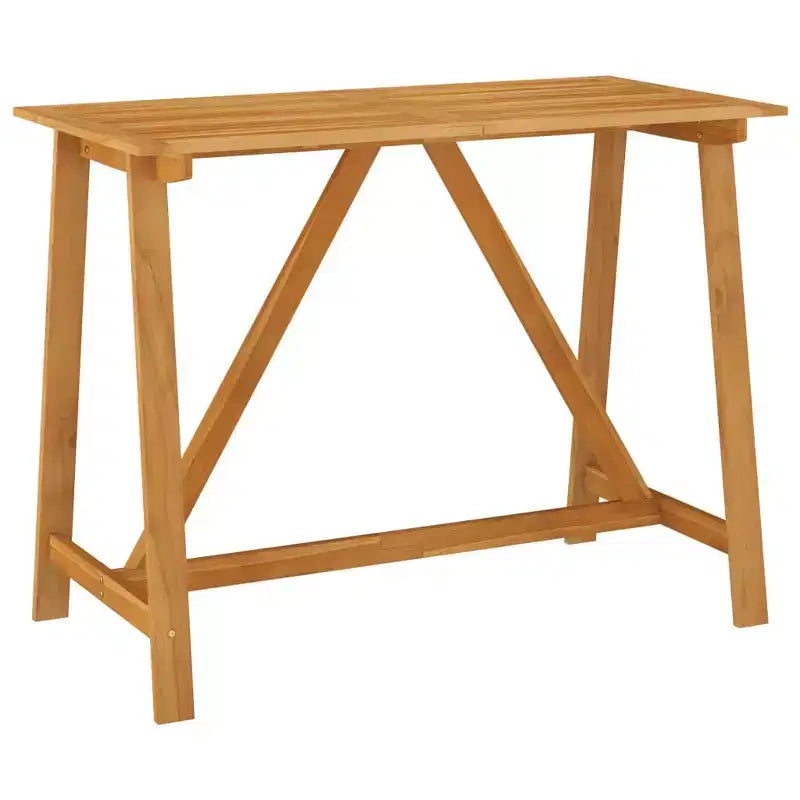vidaXL Salon de bar de jardin avec table de bar et tabourets, mobilier de jardin avec coussins – Noir, 5 pièces