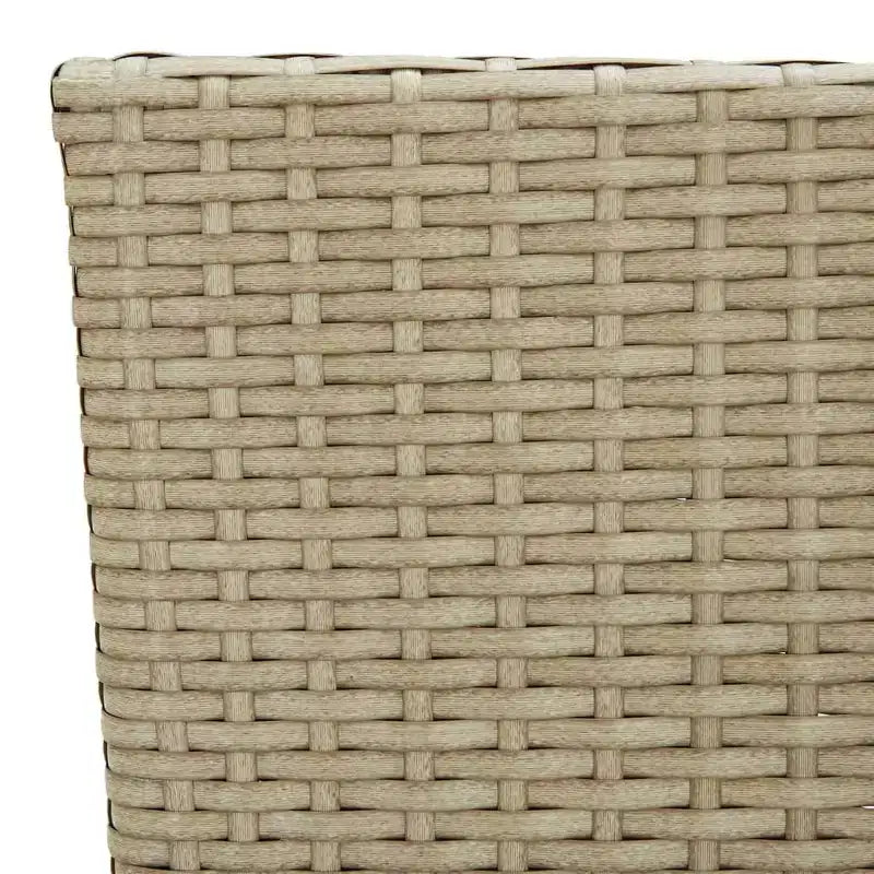 vidaXL Ensemble de salle à manger de jardin 3 pièces pour patio extérieur - Beige