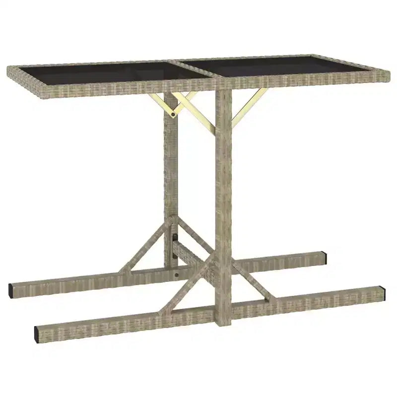 vidaXL Ensemble de salle à manger de jardin 3 pièces pour patio extérieur - Beige