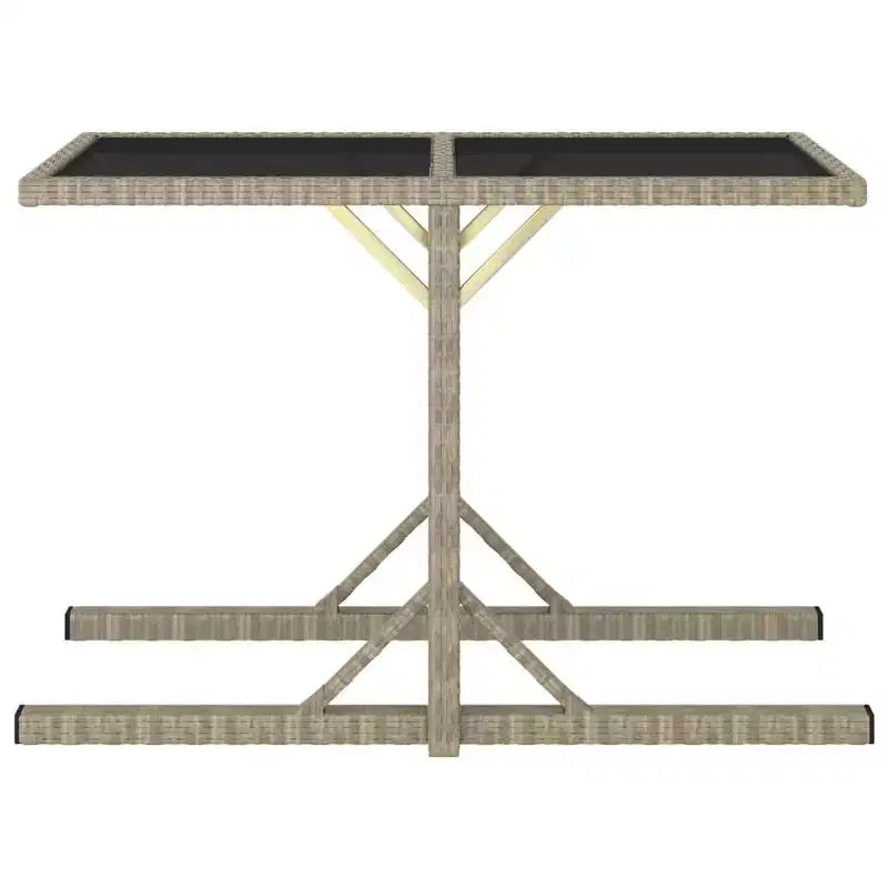 vidaXL Ensemble de salle à manger de jardin 3 pièces pour patio extérieur - Beige