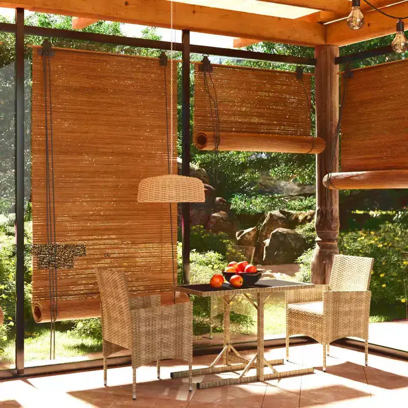 vidaXL Ensemble de salle à manger de jardin 3 pièces pour patio extérieur - Beige