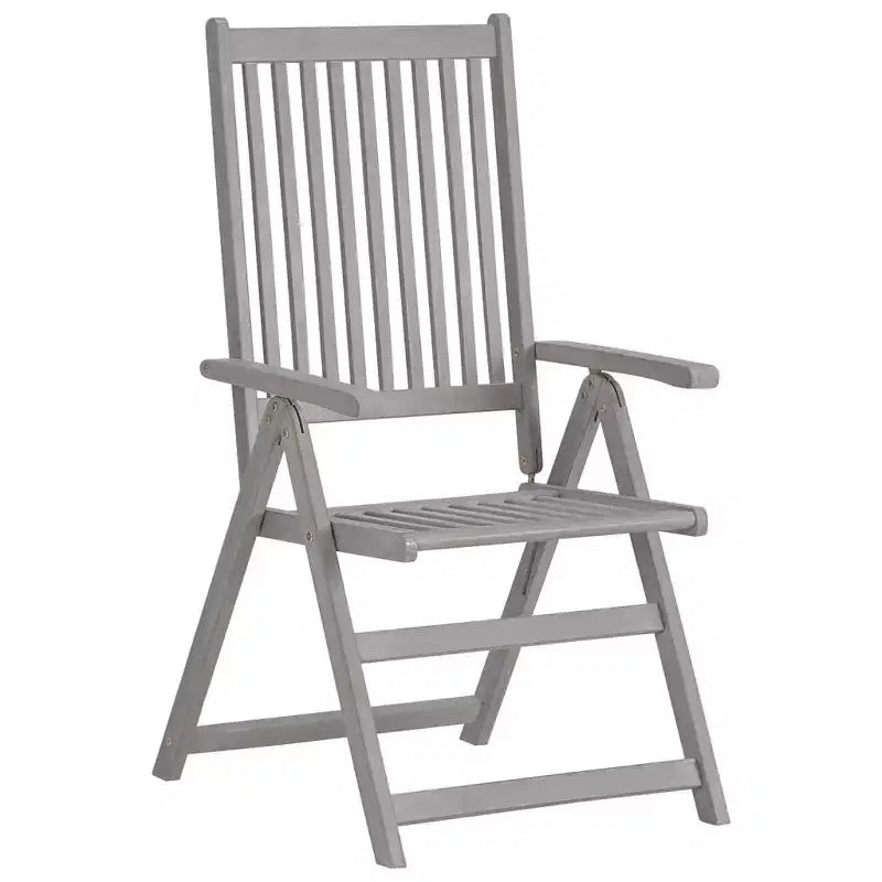 vidaXL Salon de jardin 7 pièces en bois d'acacia massif, rectangulaire, pour extérieur