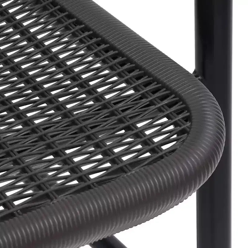 vidaXL Salon de jardin modulaire avec coussins en résine tressée