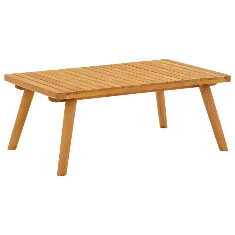 vidaXL Salon de jardin modulaire avec coussins en bois d'acacia massif