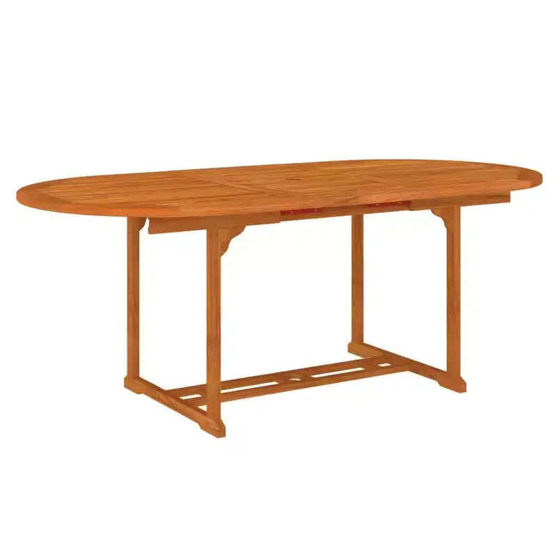 vidaXL Ensemble de salle à manger d'extérieur table et chaises extensibles en bois d'eucalyptus massif
