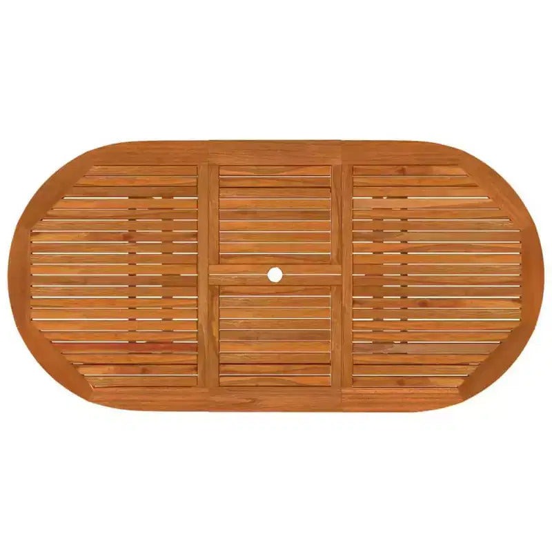 vidaXL Ensemble de salle à manger d'extérieur table et chaises extensibles en bois d'eucalyptus massif