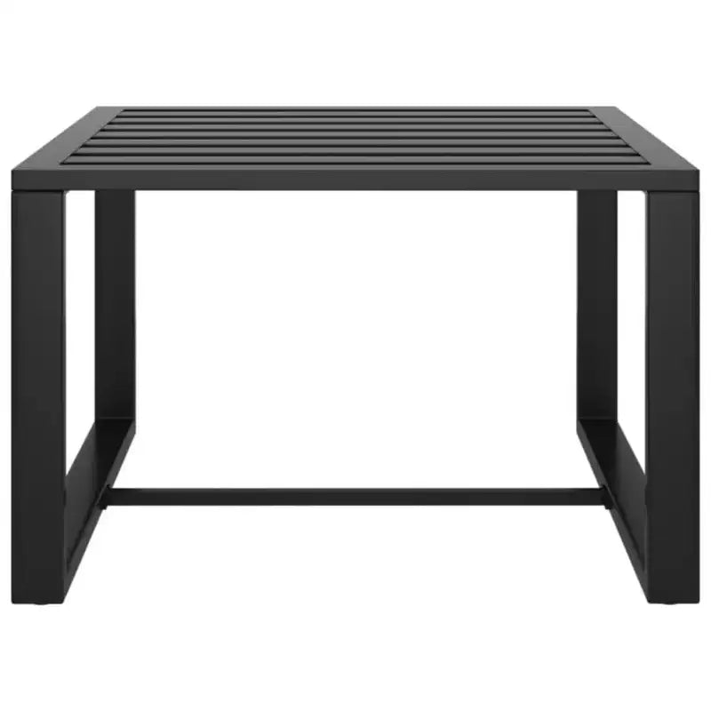 vidaXL Salon de jardin Sectionnel d'extérieur en aluminium anthracite