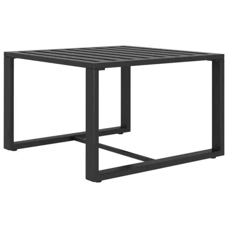 vidaXL Salon de jardin modulaire Table Aluminium Anthracite