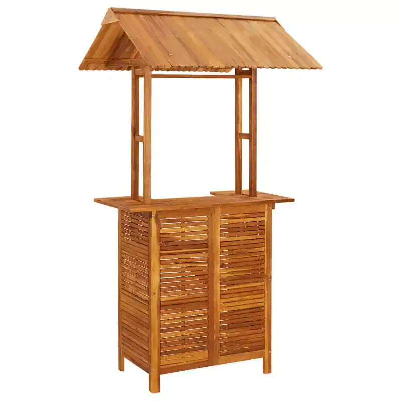 vidaXL Salon de Bar de Jardin Extérieur Balcon Table et Chaises Bois Massif d'Acacia