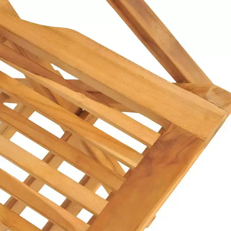 vidaXL Mobilier de jardin Teck Bois de teck massif Petit pliable