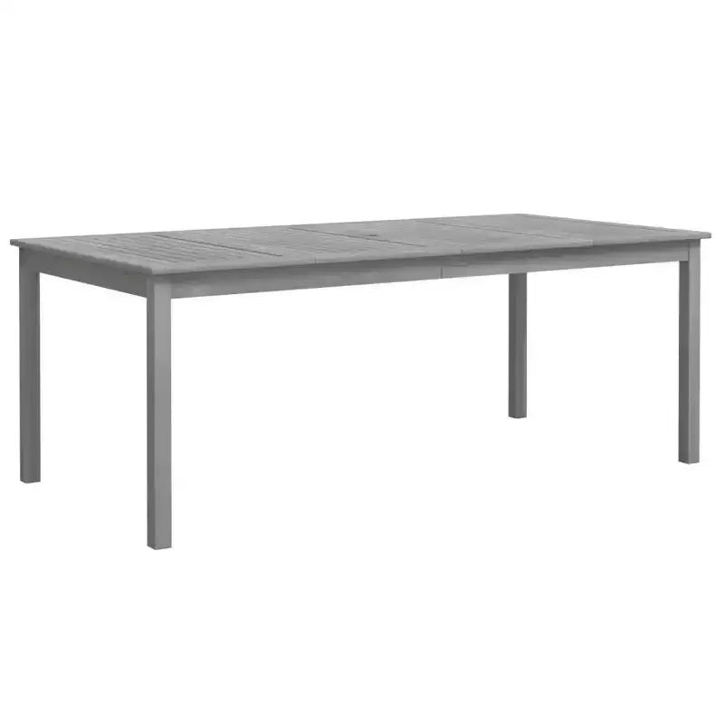 vidaXL Ensemble de salle à manger d'extérieur Table et chaises en bois d'acacia massif gris