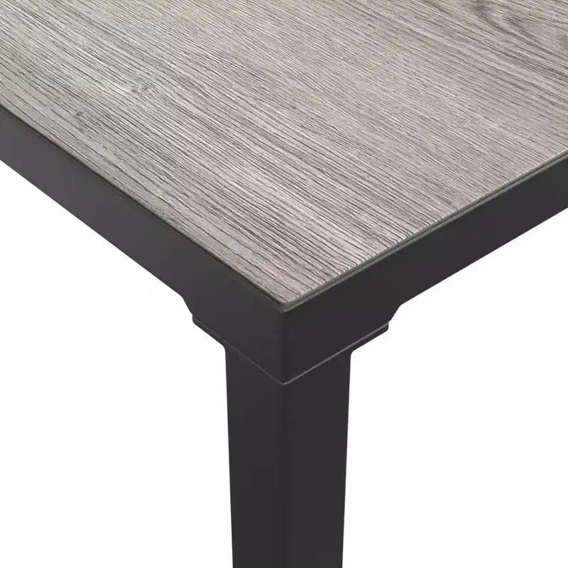 vidaXL Salon de jardin modulaire en résine tressée noir et gris