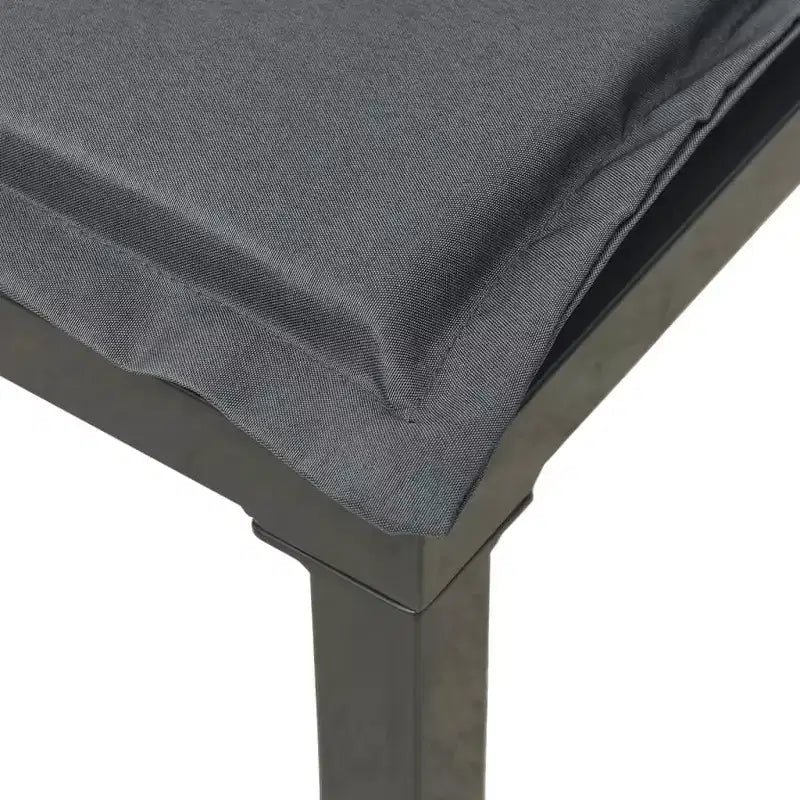 vidaXL Salon de jardin 6 pièces en résine tressée noir et gris