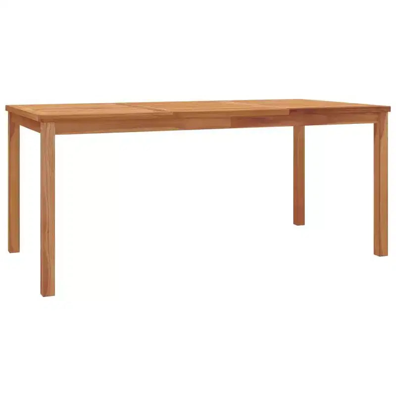 vidaXL Ensemble repas de jardin Teck naturel Bois de teck massif Grand Durable