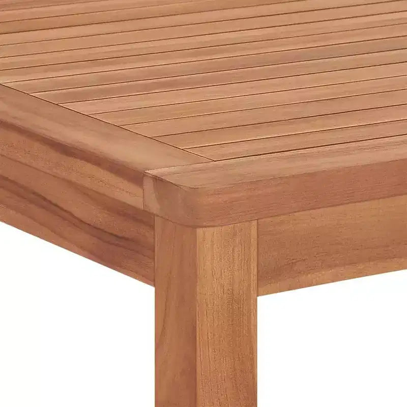 vidaXL Ensemble repas de jardin Teck naturel Bois de teck massif Grand Durable