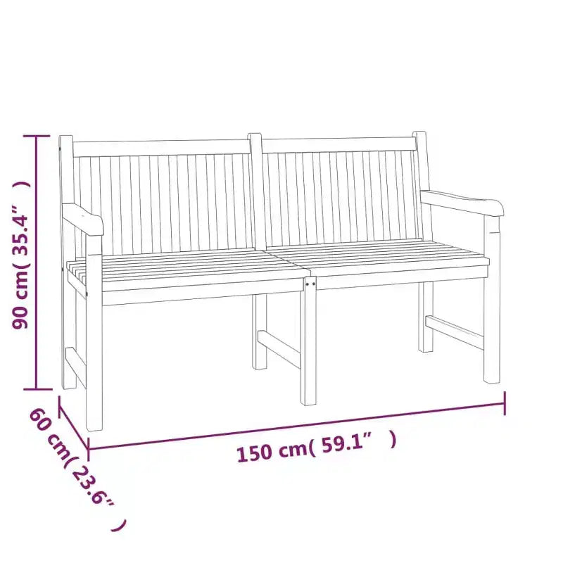 vidaXL Ensemble repas de jardin Teck naturel Bois de teck massif Grand Durable