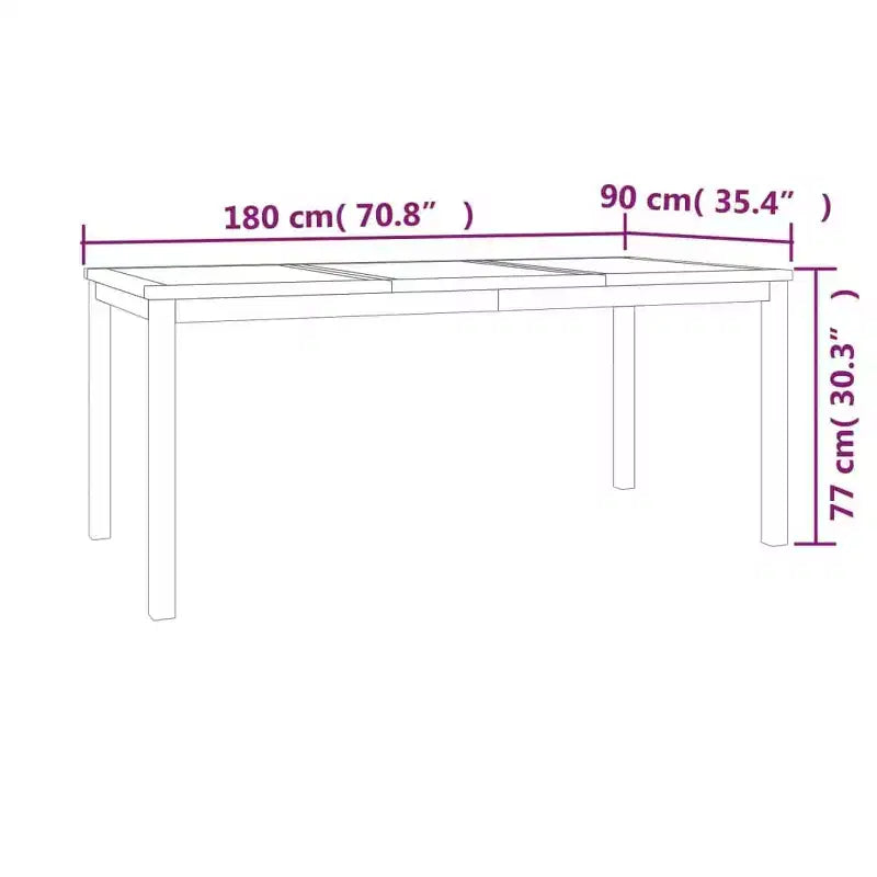 vidaXL Ensemble repas de jardin Teck naturel Bois de teck massif Grand Durable