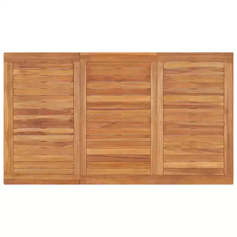 vidaXL Ensemble repas de jardin teck bois dur finement poncé Medium