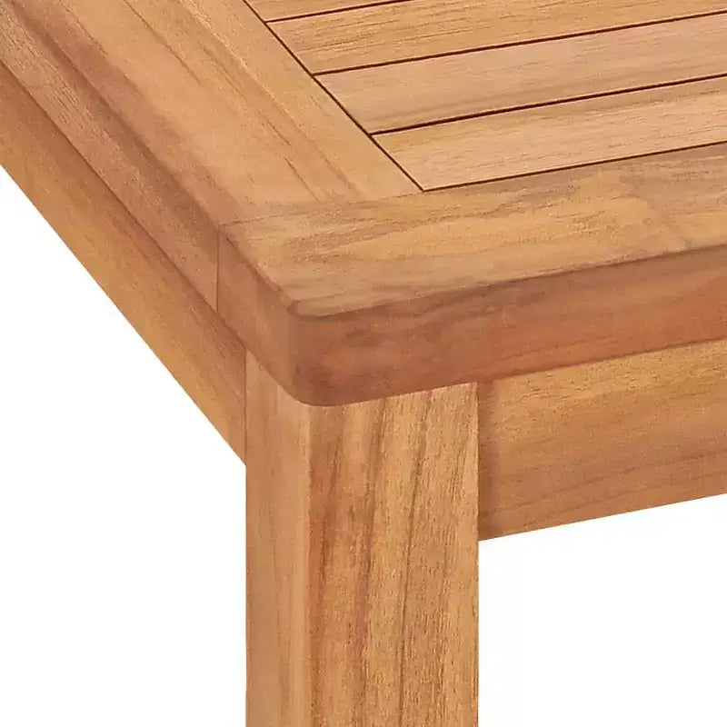 vidaXL Ensemble repas de jardin teck bois dur finement poncé Medium