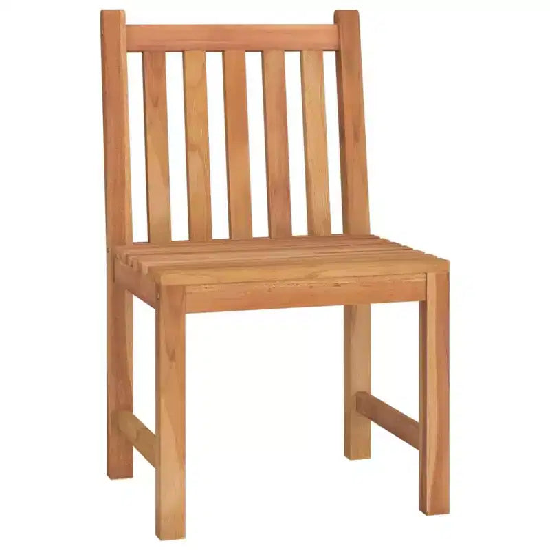 vidaXL Ensemble repas de jardin teck bois dur finement poncé Medium