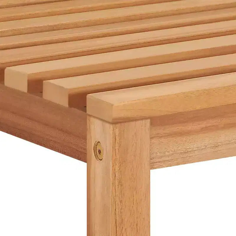 vidaXL Ensemble repas de jardin teck bois dur finement poncé Medium