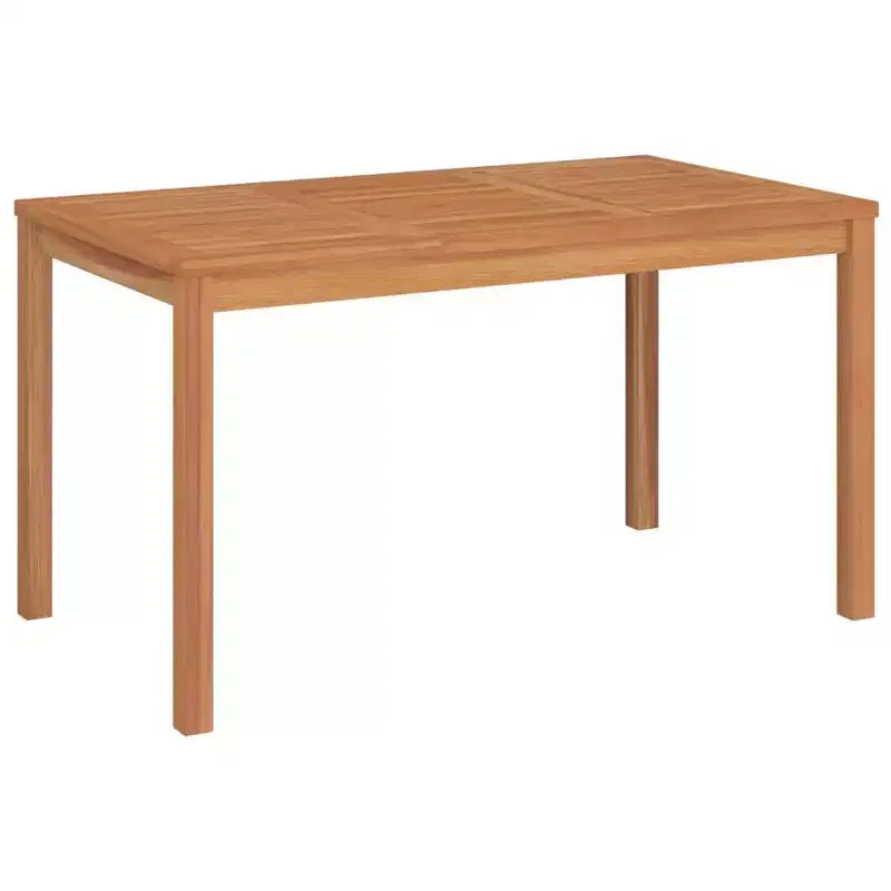 vidaXL Ensemble repas de jardin teck bois dur finement poncé Medium
