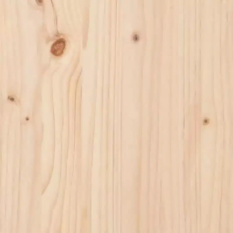 vidaXL Salon de jardin Bois naturel Bois de pin massif, Contreplaqué Moyen