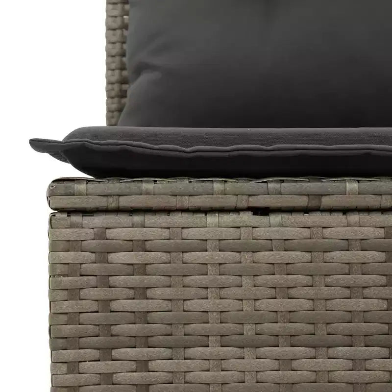 vidaXL Salon de jardin gris