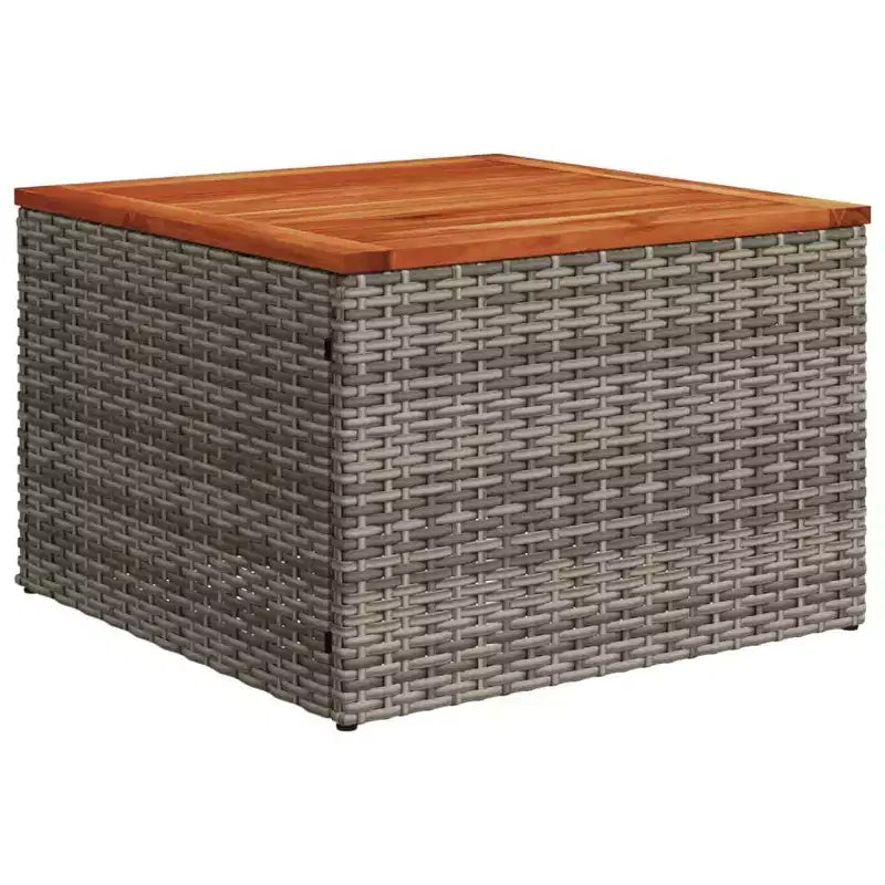 vidaXL Salon de jardin gris, gris foncé