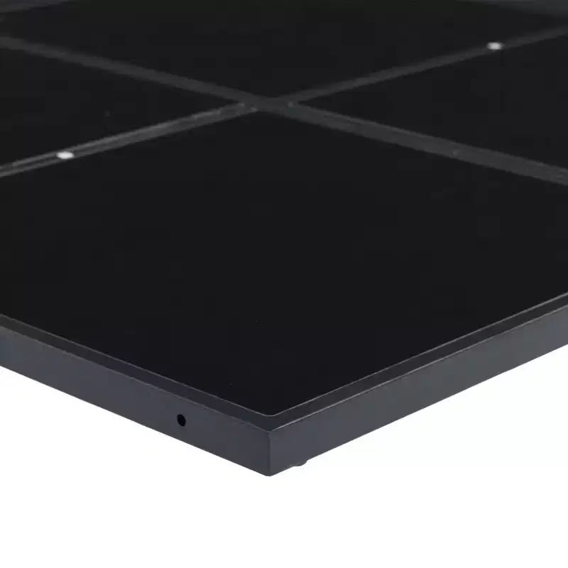 vidaXL Salon de jardin avec coussins 13 pcs Texaline noire - Chaises pliables peu encombrantes, Résistant aux UV, Table en verre trempé