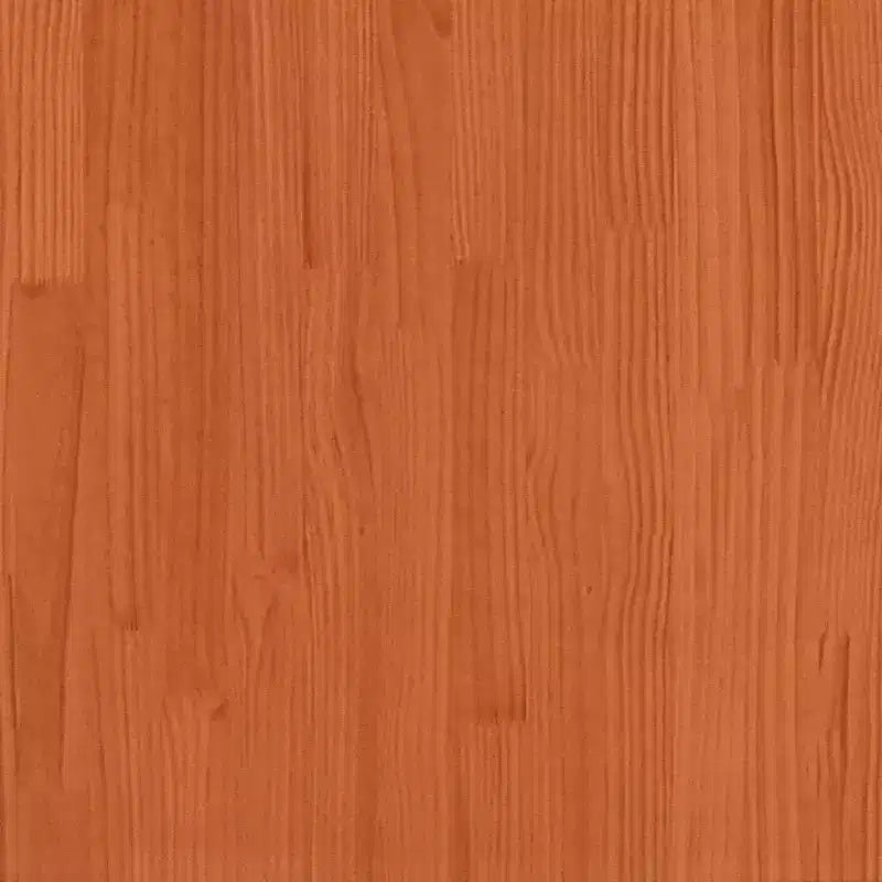 vidaXL Ensemble de canapés de jardin Marron cire, crème Bois de pin massif, Tissu Oxford
