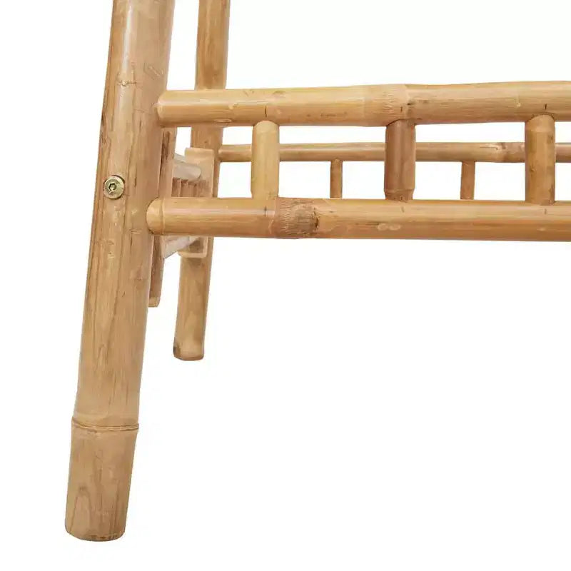 vidaXL Ensemble de bar d'extérieur bambou naturel moyen pliable