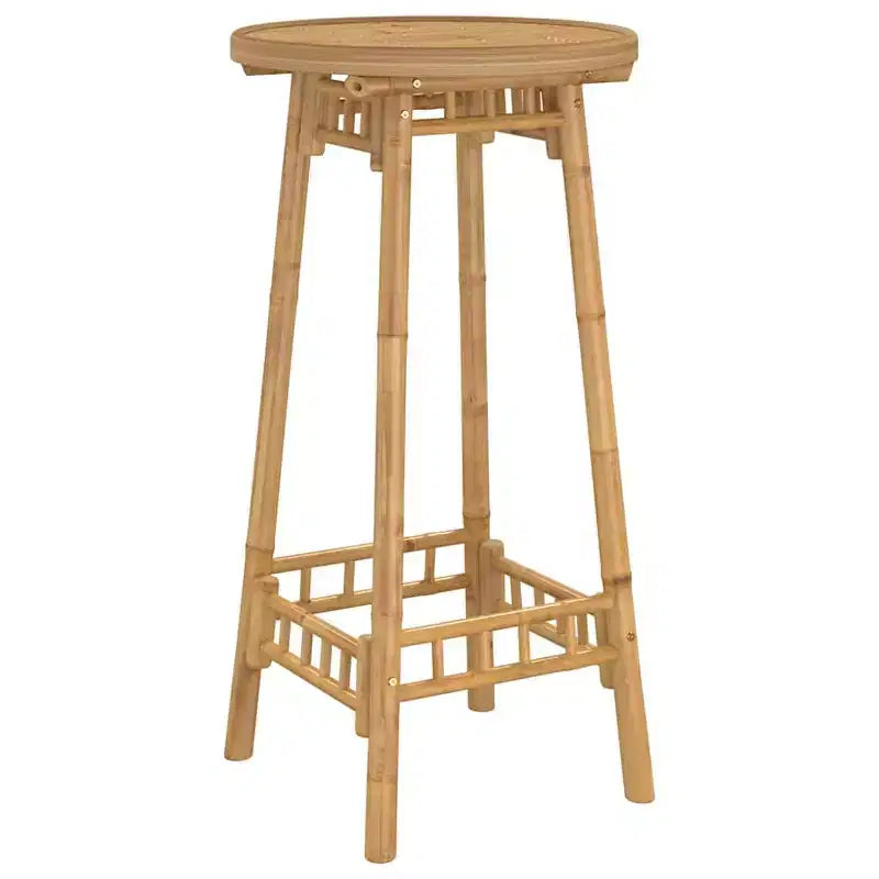 vidaXL Ensemble de bar d'extérieur bambou naturel moyen pliable