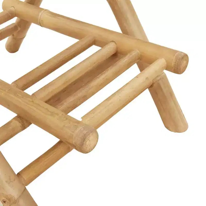 vidaXL Ensemble de bar d'extérieur bambou naturel moyen pliable