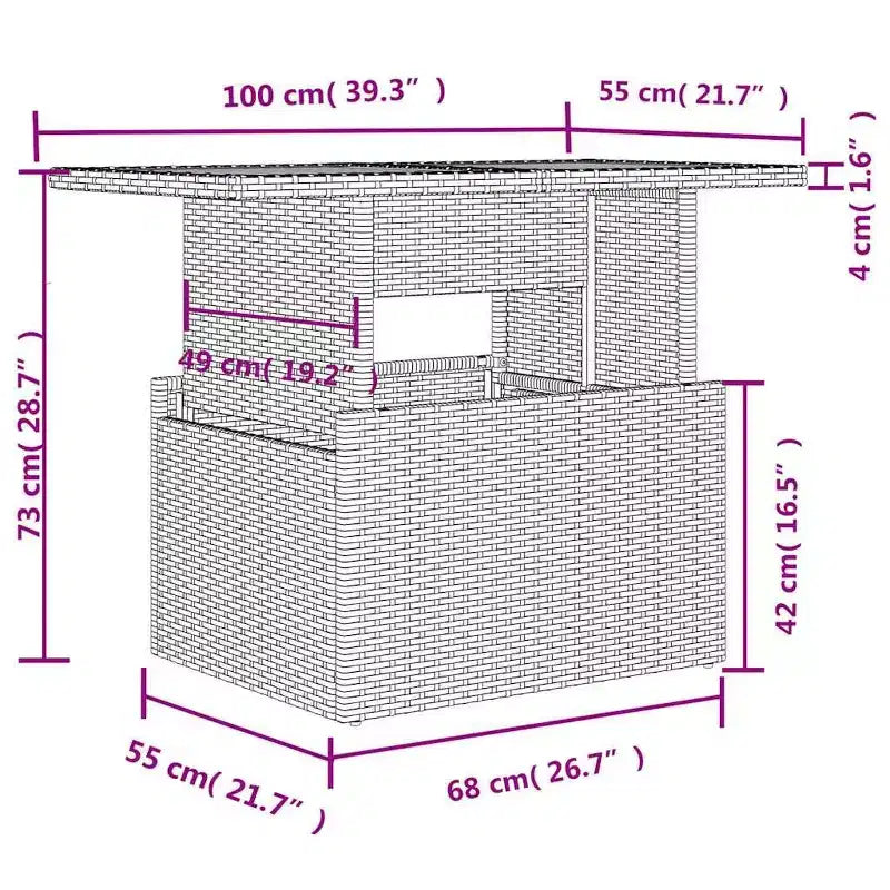 vidaXL Ensemble de canapés de jardin 6 pièces avec coussins en rotin synthétique et acacia noir