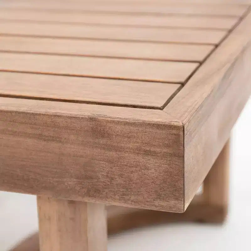 Christopher Knight Home Aston Ensemble de conversation d'extérieur 4 places en bois d'acacia avec coussins