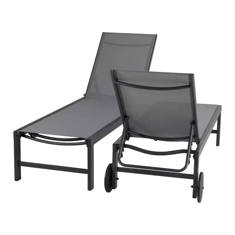 Chaise longue inclinable individuelle Celebalcony 57,8 po de long
