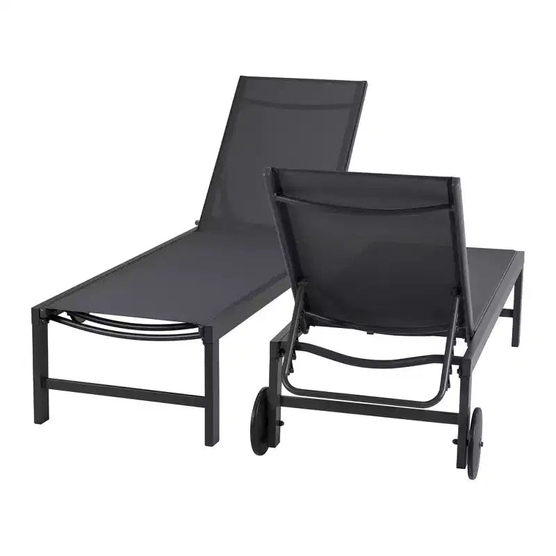 Chaise longue inclinable individuelle Celebalcony 57,8 po de long