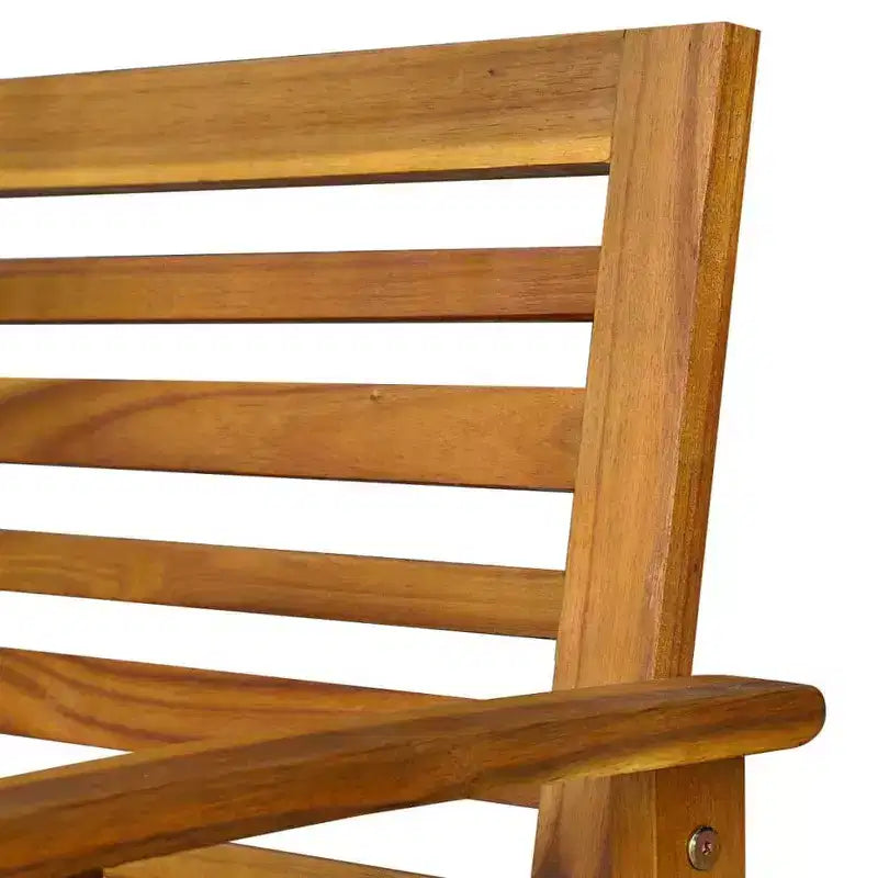 vidaXL Table et chaises de jardin Marron Bois d'acacia massif Moyen