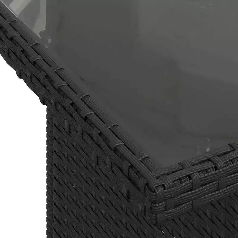 vidaXL Salon de jardin 7 pcs avec coussins résine tressée marron - Marron sans rangement